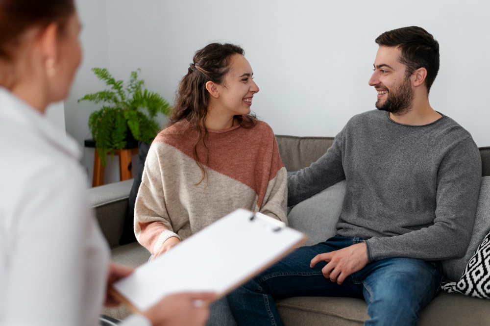 Sesión terapia de pareja
