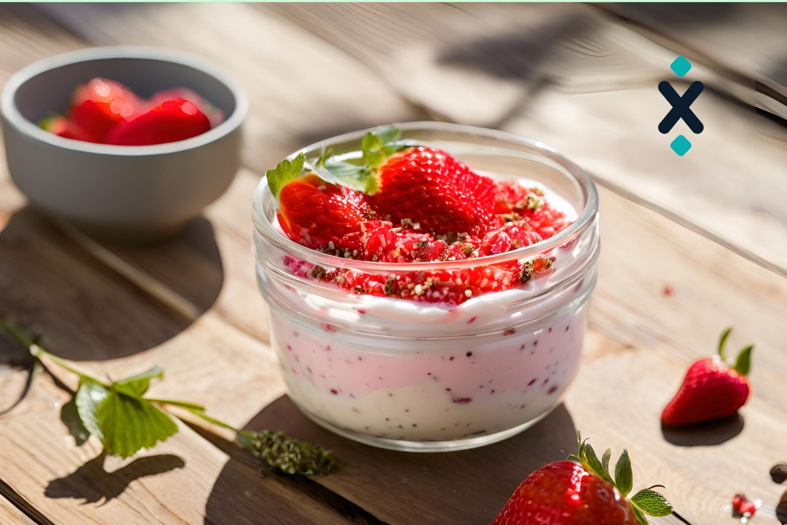 Postre saciante con alimentos de temporada